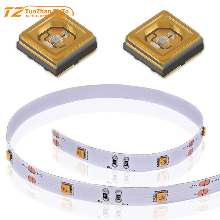 Double UVC UVA Chips | 5-8V 275nm 280nm | High-Quality LED for Disinfection Equipment